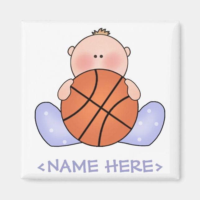 Imán Lil Basketball Baby Boy (Frente)