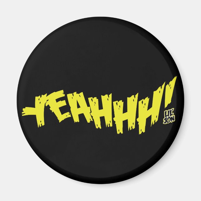 Imán Lil Jon "¡Sí!" Amarillo (Frente)