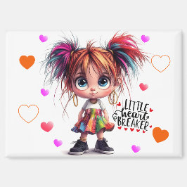 Imán Lil' Quirky Chica Heartbreak Magnet