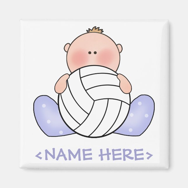Imán Lil Volleyball Baby Boy (Frente)