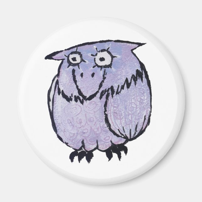 IMÁN LILAC OWL (Frente)