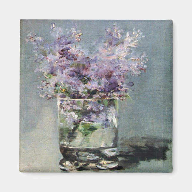 Imán Lilacs en un vaso de Edouard Manet (Frente)