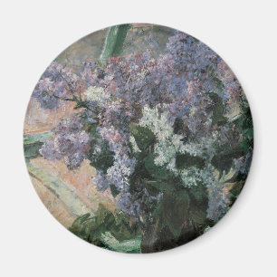 Imán Lilacs en una ventana de Mary Cassatt, arte vintag