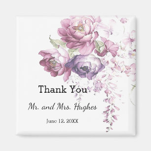 Imán Lílago clásico y boda rosa floral gracias