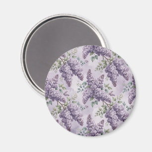 Imán Lilas Flores de Lilas Verde Salvia Lavanda Polvori