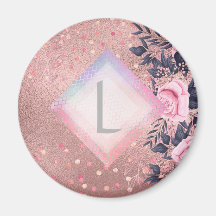 Lilibet Monograma Rosegold Floral fit para Princes
