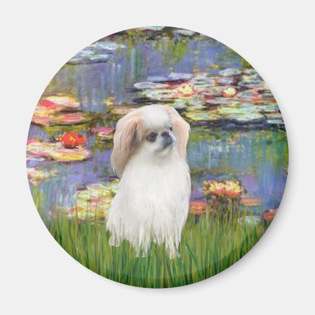 Imán Lilies 2 - Chin japonés (L2) (Frente)