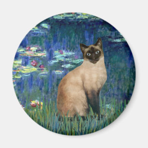 Imán Lilies 5 - Punto de foca gato siamés