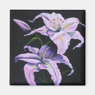 Imán Lilies Painting Magnet