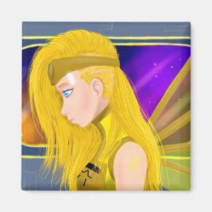 Imán Lilin OC - Ángel Cyborg - Arte inspirado en Starse
