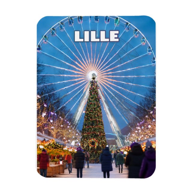 Imán Lille’s Festive Glow: A Magical Christmas Market  (Vertical)