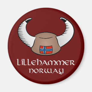 Imán Lillehammer Noruega Viking Gorra