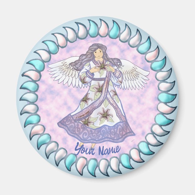 Imán lily angel (Frente)