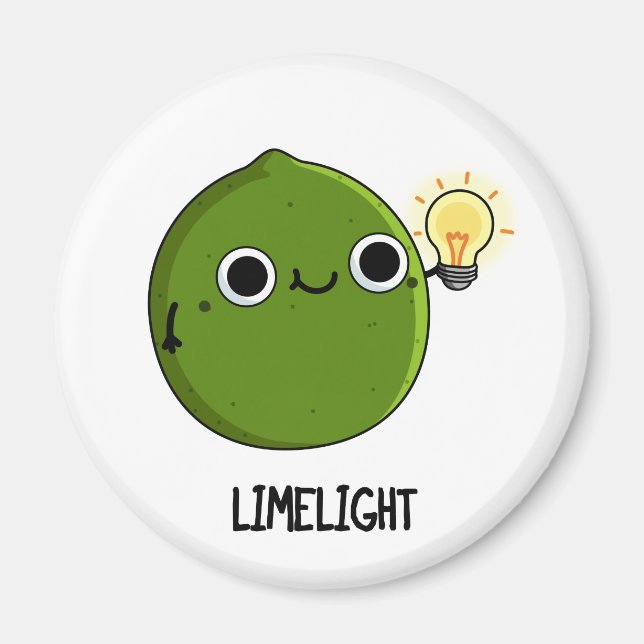 Imán Lime-light Funny Fruit Lime Pun (Frente)