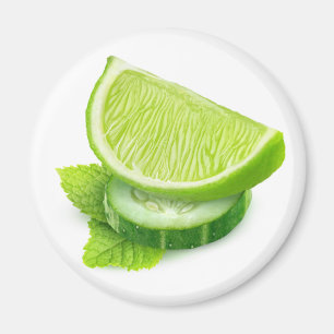 Imán Lime, pepino y menta