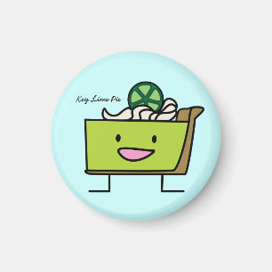 Imán Lime Pie agria tarta de limón lémur tajón graha