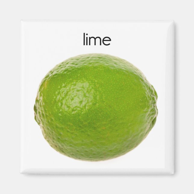 Imán Lime Refrigerator Magnet (Frente)