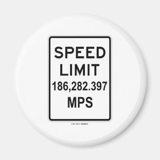 Imán Límite De Velocidad 186,282,397 MPS (Velocidad De 