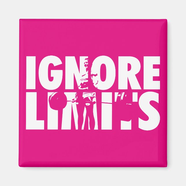 Imán LÍMITES IGNORE - Motivación para la elevación de p (Frente)