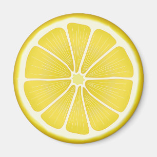 Imán Limón Slice Citrus Sunshine