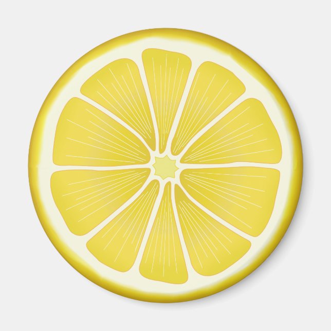 Imán Limón Slice Citrus Sunshine (Frente)