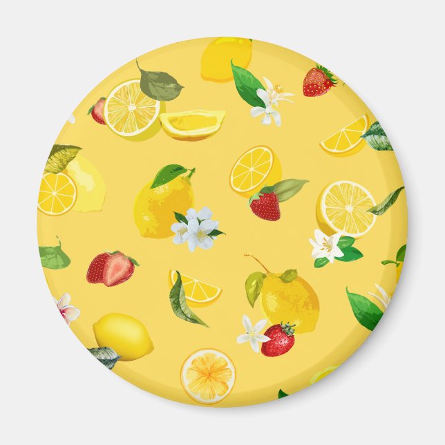 Imán Limón y fresa 3 (Frente)