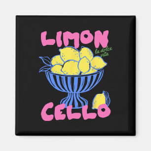 Imán Limoncello Italia Limones Costa Amalfi Vacaciones