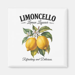Imán Limoncello Italia Vintage Refrescante Limón Vacaci