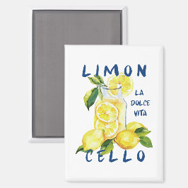 Imán Limoncello La Dolce Vita Souvenir Italy Lover