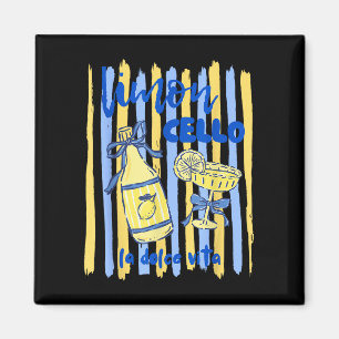 Imán Limoncello la dulce vida costa de amalfi limón