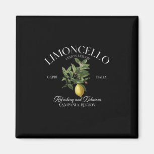 Imán Limoncello Vintage Gráfico de Limón Refrescante It