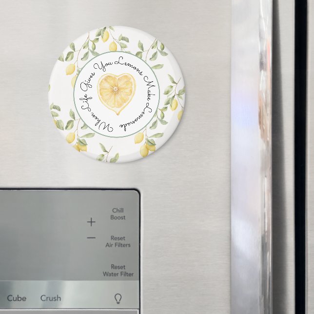 Imán Limones Amarillos Frutas Limonada (In situ (nevera))