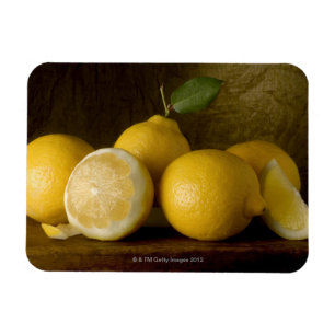 Imán limones de madera
