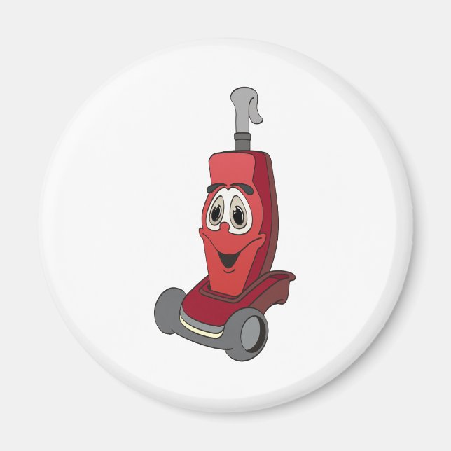 Imán Limpiador de vacío rojo (Frente)