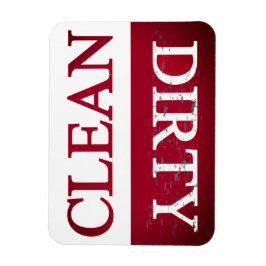 Imán Limpiar el lavavajillas de magenta sucio