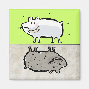 Imán limpie/los animales sucios (el lavaplatos)