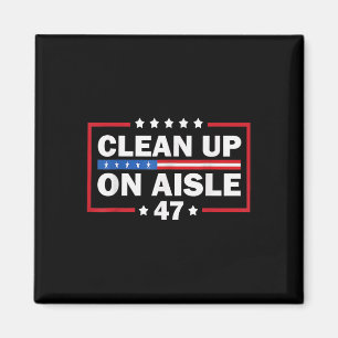 Imán Limpieza De Aisle 47 Impeach 47 Anti Trump Preside
