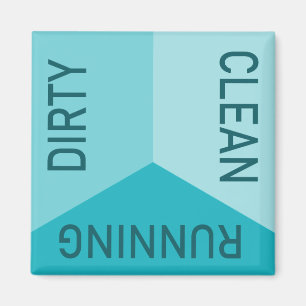 Imán Limpieza de la cocina del lavavajillas reversible