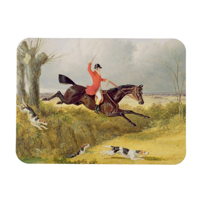 Imán Limpieza de un Ditch, 1839 (aceite en el panel) (Horizontal)