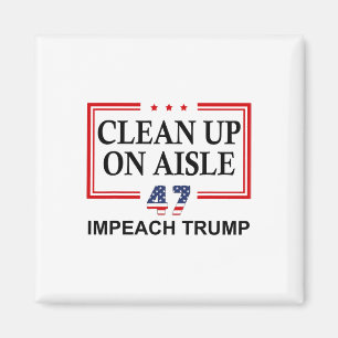 Imán Limpieza en pasillo 47 Impugnar a Trump 86 47 Anti