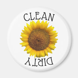Imán "limpio" con girasol