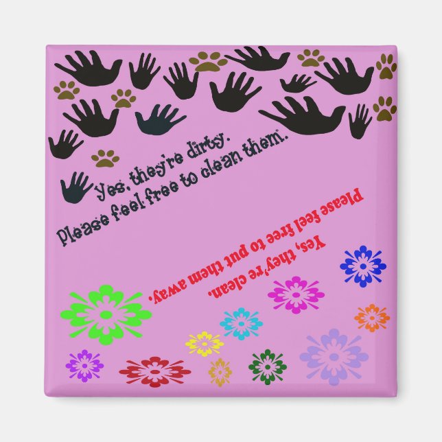 Imán limpio/sucio (Frente)