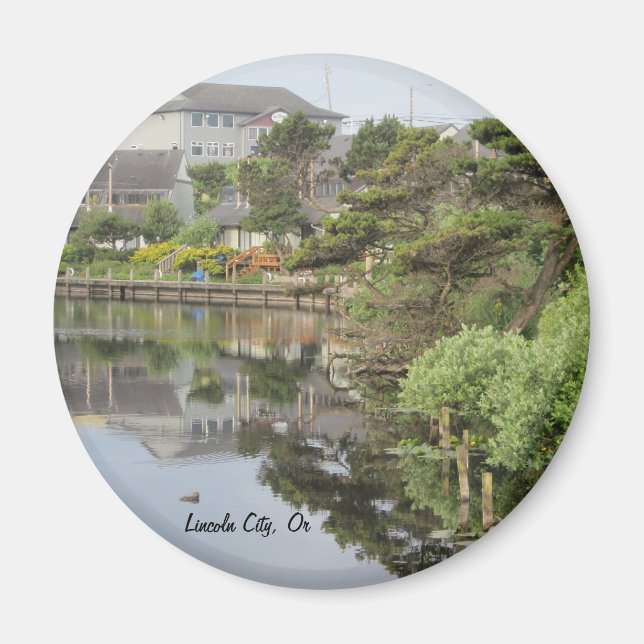 Imán Lincoln City Oregon (Frente)