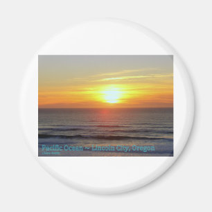 Imán Lincoln City, Oregon - Atardecer