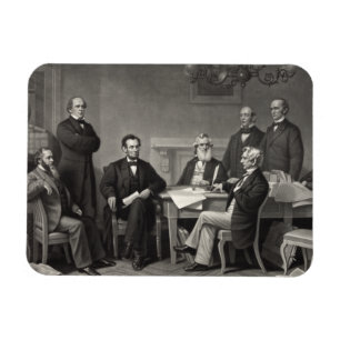 Imán Lincoln leyendo la proclamación de la emancipación