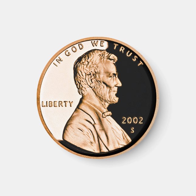 Imán Lincoln Penny 2002 Classic (Frente)