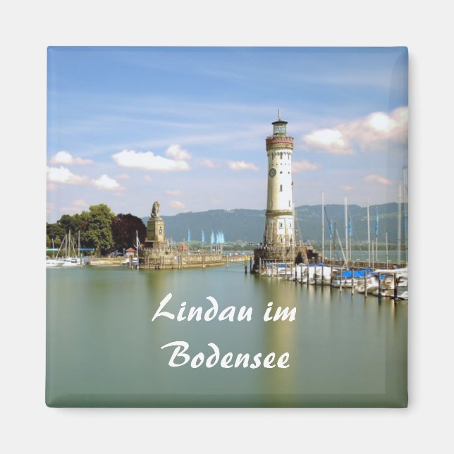 Imán Lindau im Bodensee - Magnet de recuerdo (Frente)