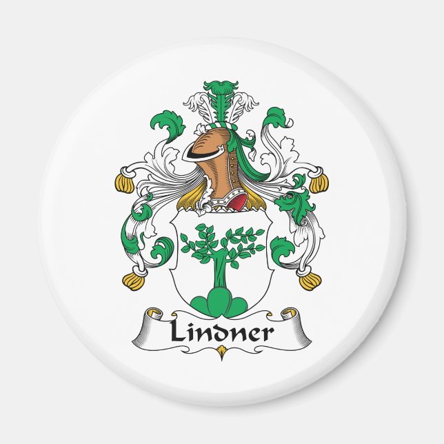 Imán Lindner Family Crest (Frente)