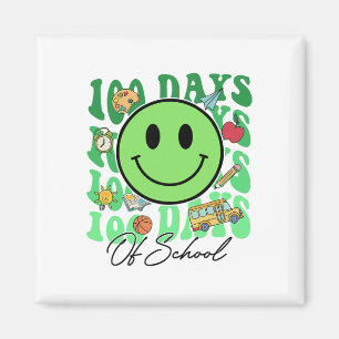Imán Lindo 100 Días De Colegio Profesor Verde Cara Sonr