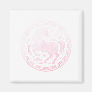 Imán Lindo 2026 Año del Caballo Lunar Chica Zodiaco Dra